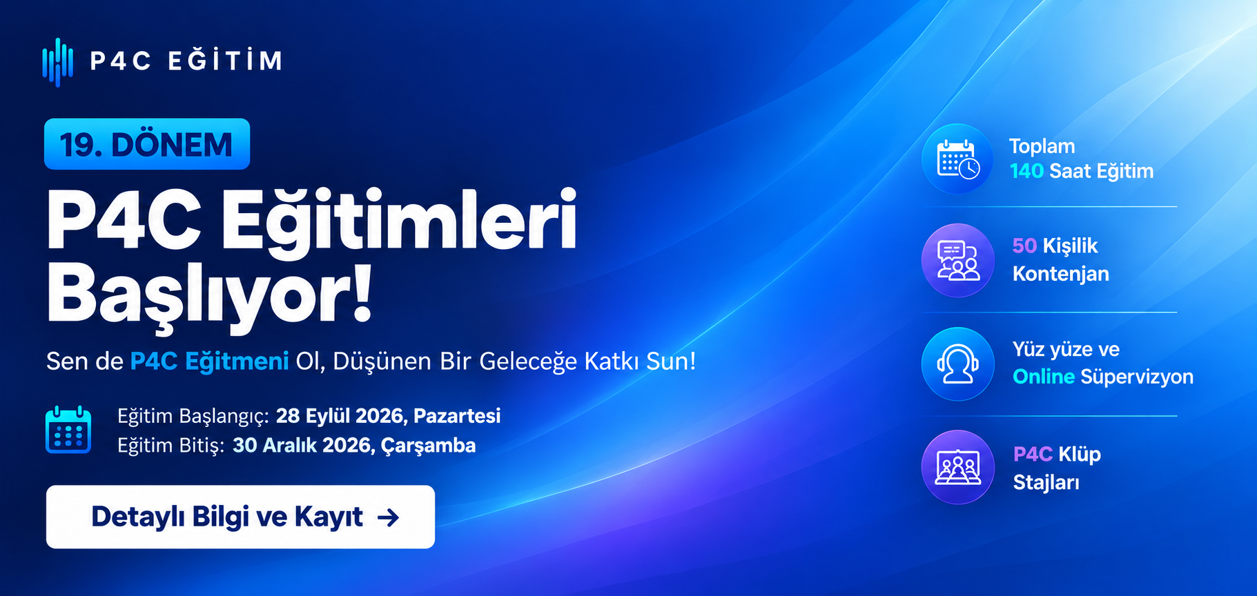 19. Dönem P4C Eğitimi